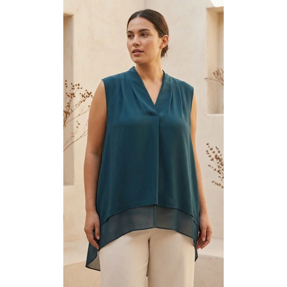 Elie Tahari — Blouse | NWT 100% Silk· Sz XL